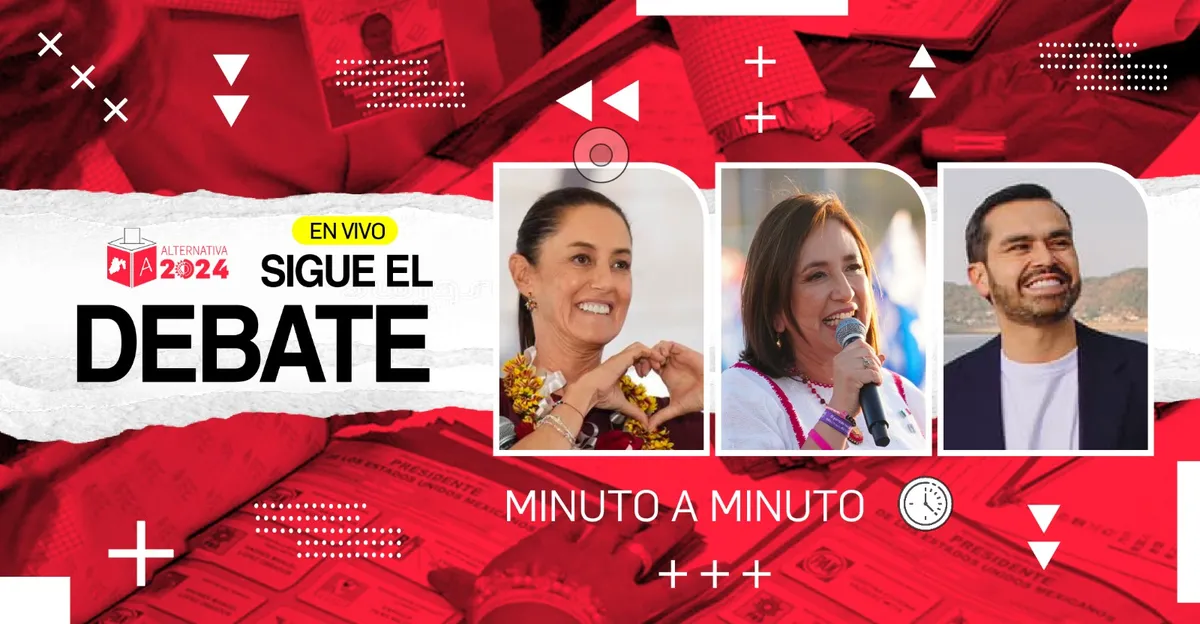 [EN VIVO] Sigue el tercer debate presidencial 2024 entre Sheinbaum, Gálvez y Máynez
