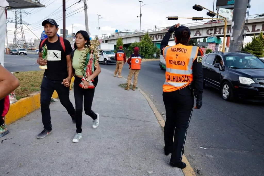 Chimalhuacán realiza operativo peregrino seguro rumbo a la Basílica