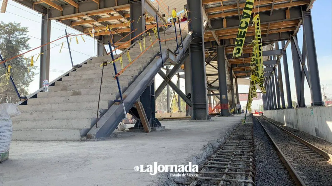 Tultepec: Falta de recursos atrasan obras del Tren Suburbano