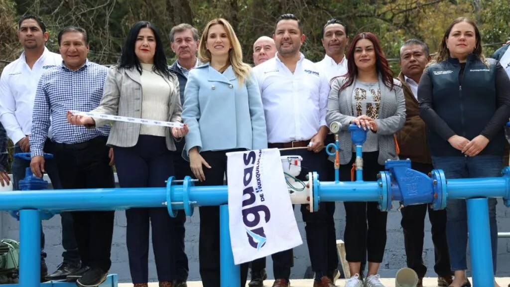 Huixquilucan inaugura pozo “El Plan” para mejorar la distribución de agua en la zona