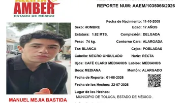 Alerta Amber: Se busca a Manuel Mejía Bastida, desapareció en Toluca