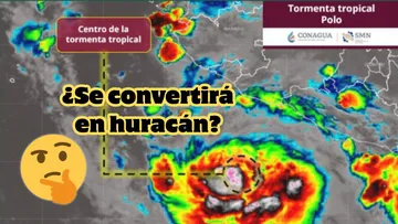¿Tormenta Tropical Polo podría convertirse en huracán? Esto es lo que dice Conagua