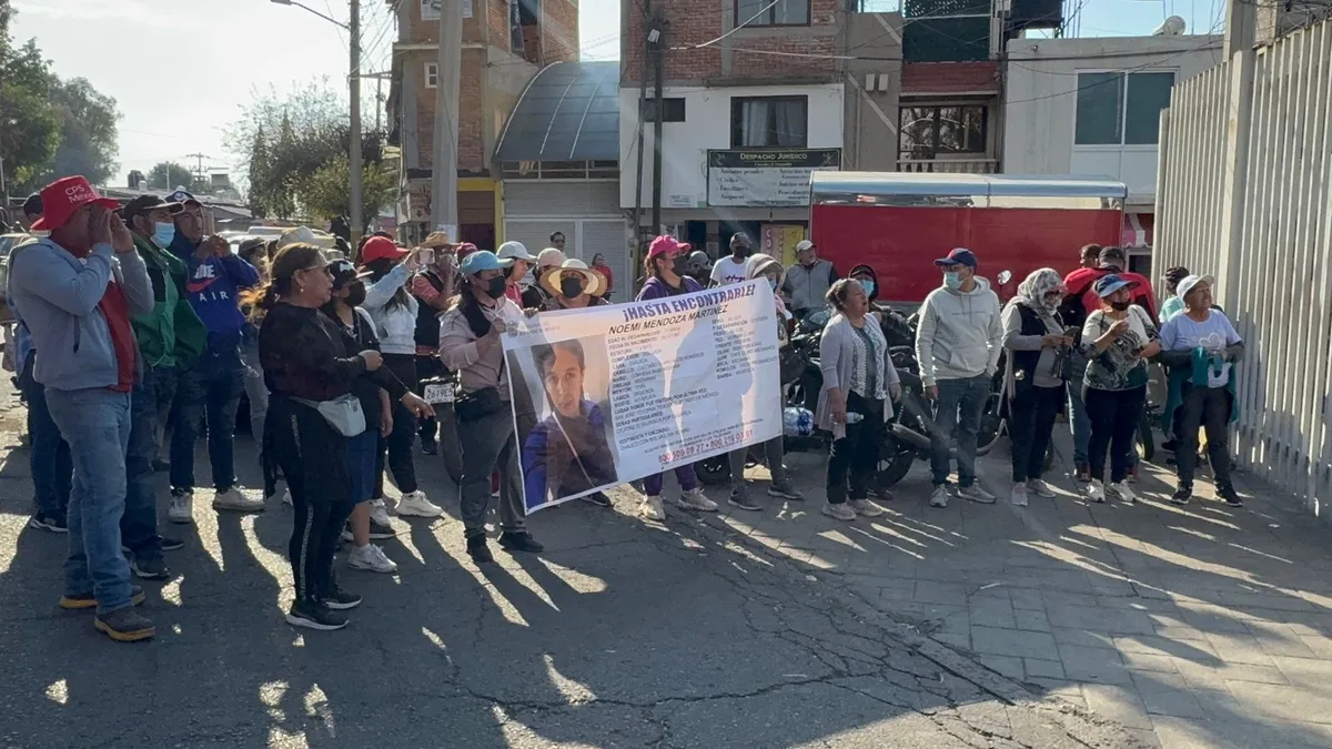 Exigen justician y buscan restos de Noemí Mendoza en Texcoco