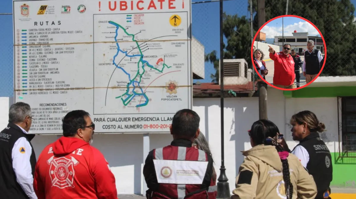 Urgen rehabilitación de rutas de evacuación por actividad del Popocatépetl