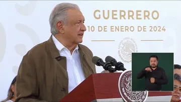 El Presidente Andrés Manuel López Obrador pidió a Martínez que presente pruebas de su acusación que hizo al revelar que le pidieron el 20% de la liquidación de los trabajadores de la agencia de noticias mexicana para destinarlos a la campaña de la precandidata presidencial de Morena, Claudia Sheinbaum. Foto: Presidencia