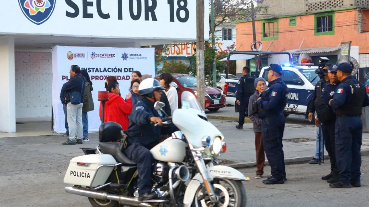 Fronteras de Ecatepec son vigilados por 15 células metropolitanas