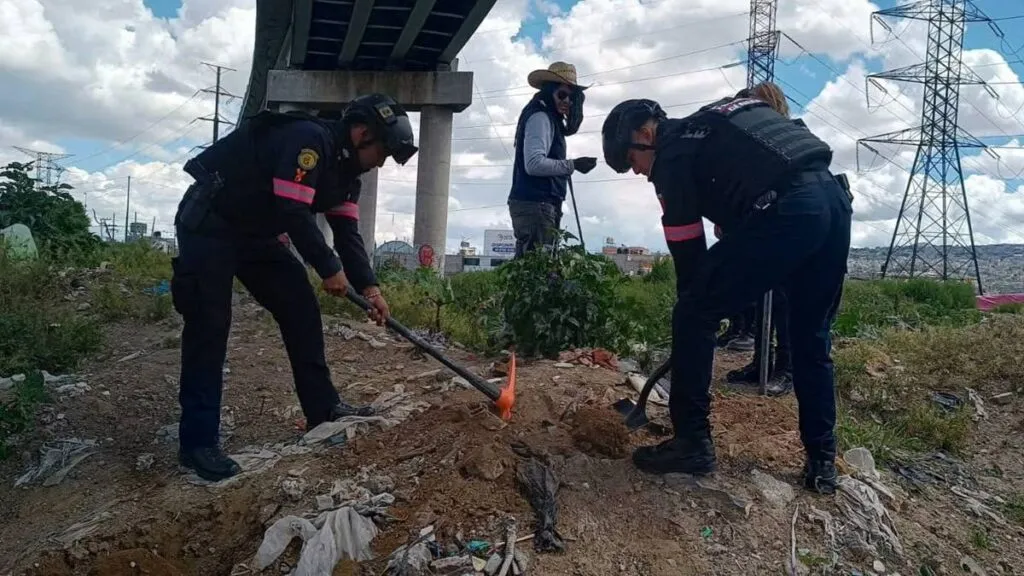 Neza realiza búsqueda de personas en el Bordo de Xochiaca