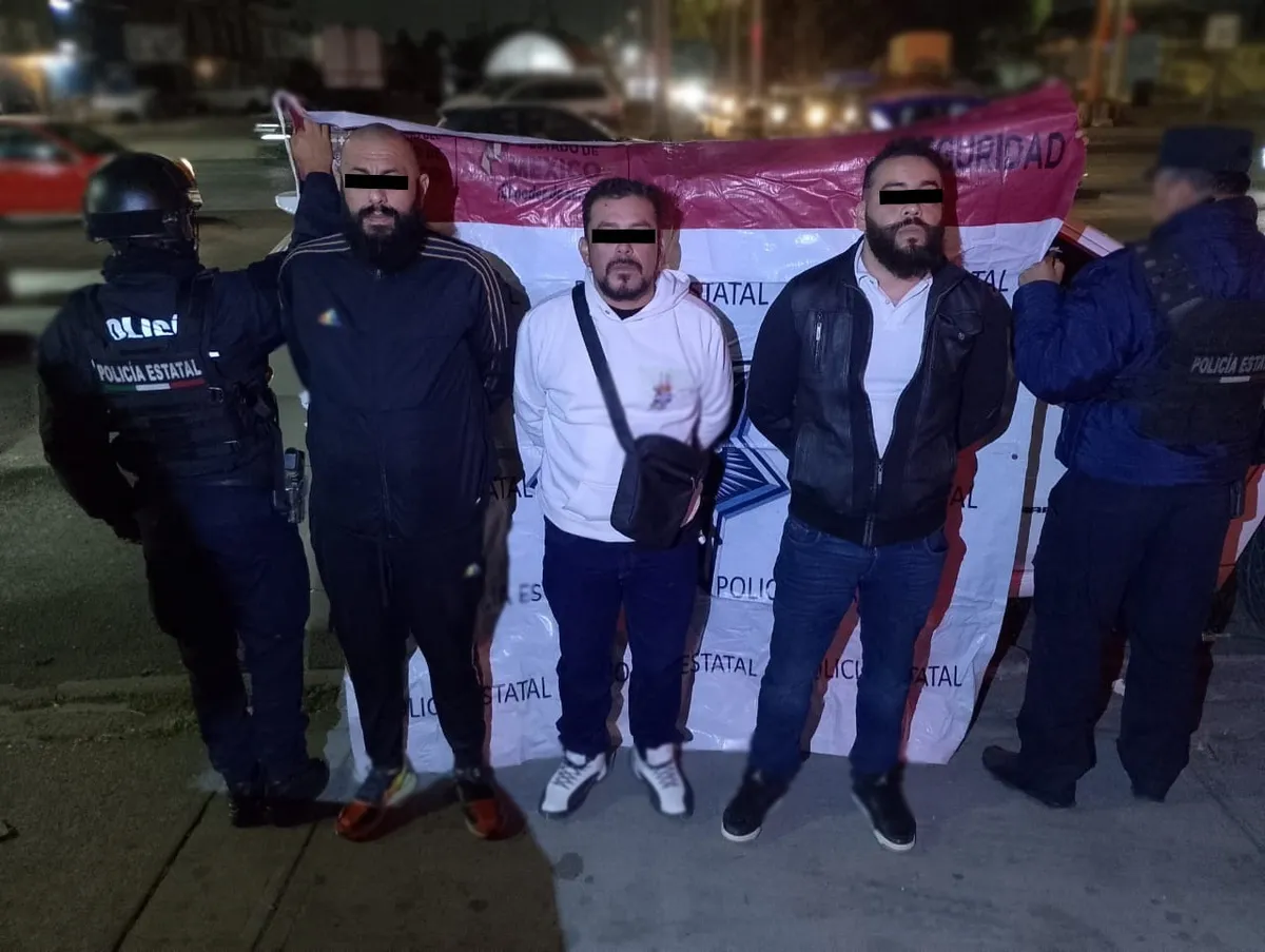 Ecatepec: Caen tres individuos por ataque peligroso y delitos contra la salud