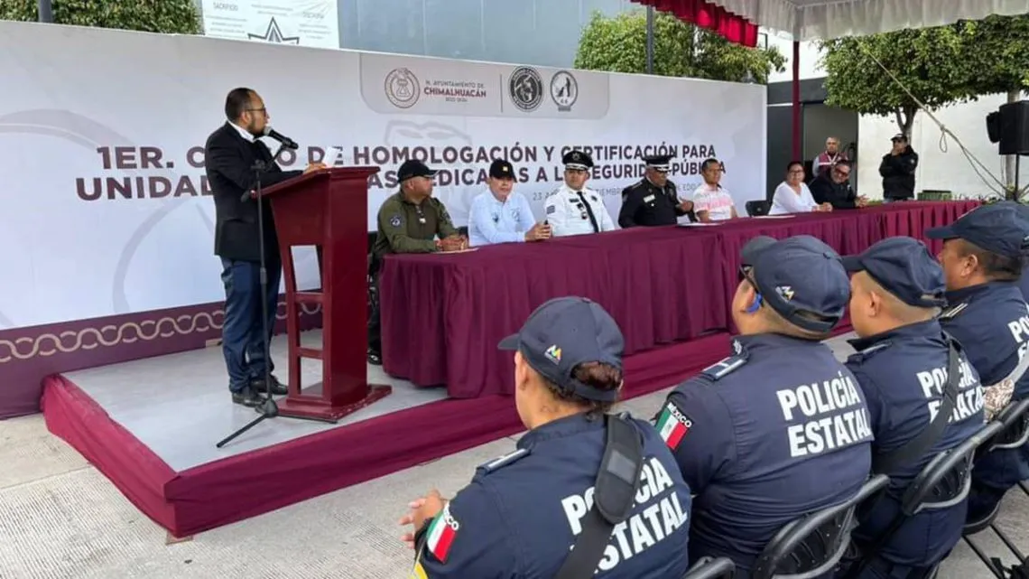 Chimalhuacán: buscan certificar unidades caninas de seguridad pública
