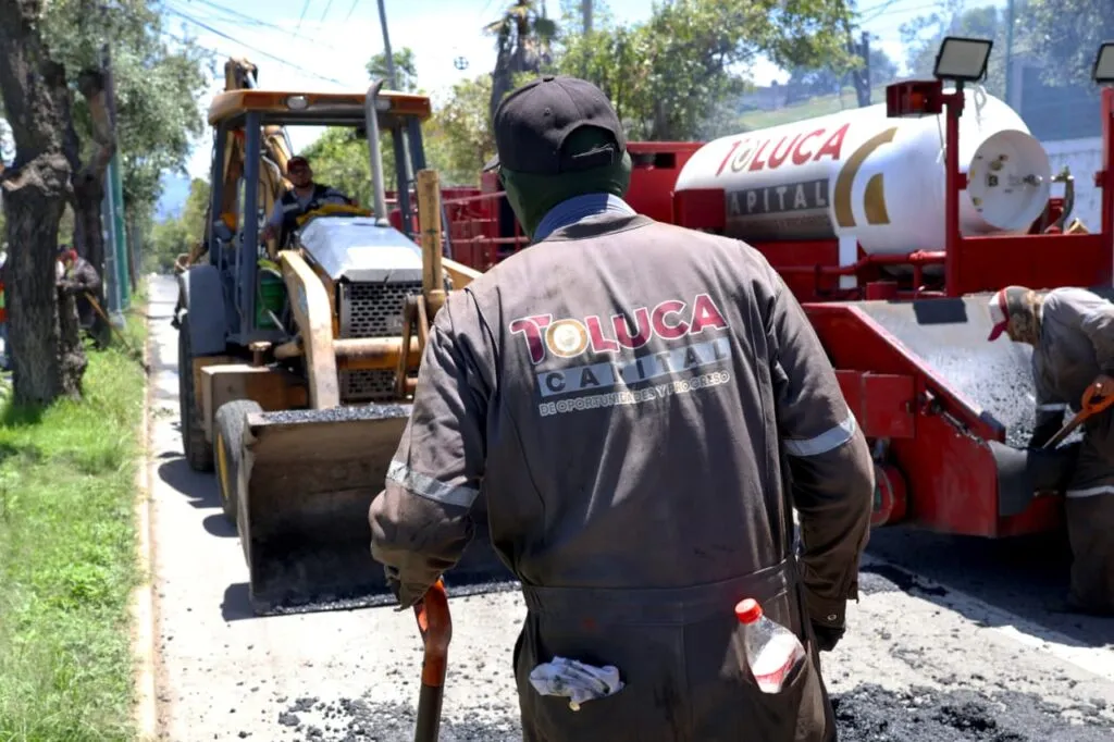 Inicia Toluca repavimentación de Paseo Matlatzincas con el “Diablo Dragón”