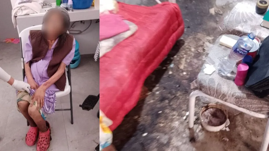 Ecatepec: Trasladan a un albergue a adulta mayor, tenía una pierna en estado de putrefacción