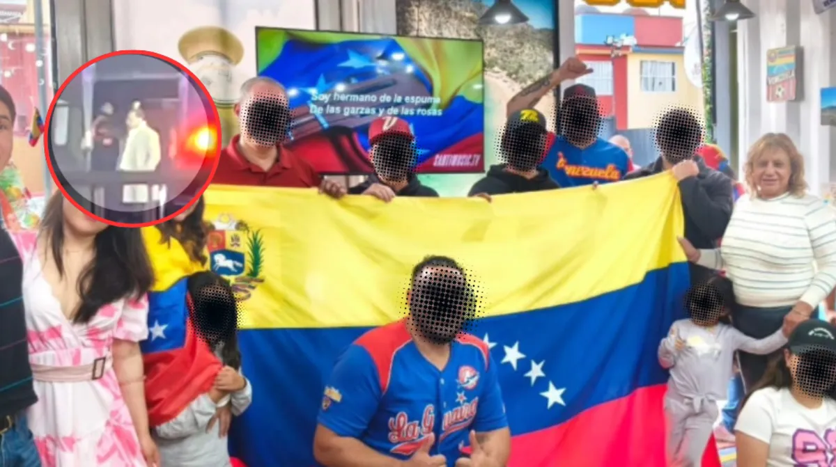 Venezolanos en Edomex celebran la “Caída de Maduro”