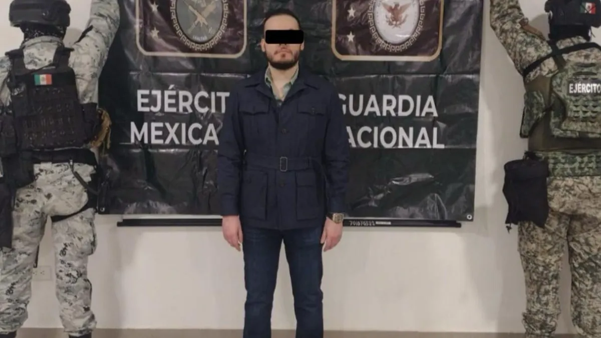 Kevin Alonso "N", 'El 200', fue detenido en posesión de armamento de uso exclusivo de las fuerzas armadas.