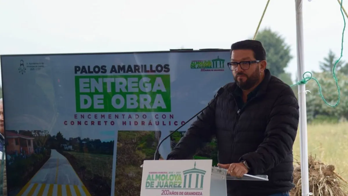 Conecta Adolfo Solís comunidades rurales con más obras viales en Almoloya de Juárez