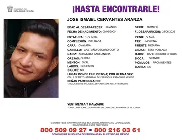 Hallan sin vida en Tultitlán a joven desaparecido en Nicolás Romero; Fiscalía investiga el caso
