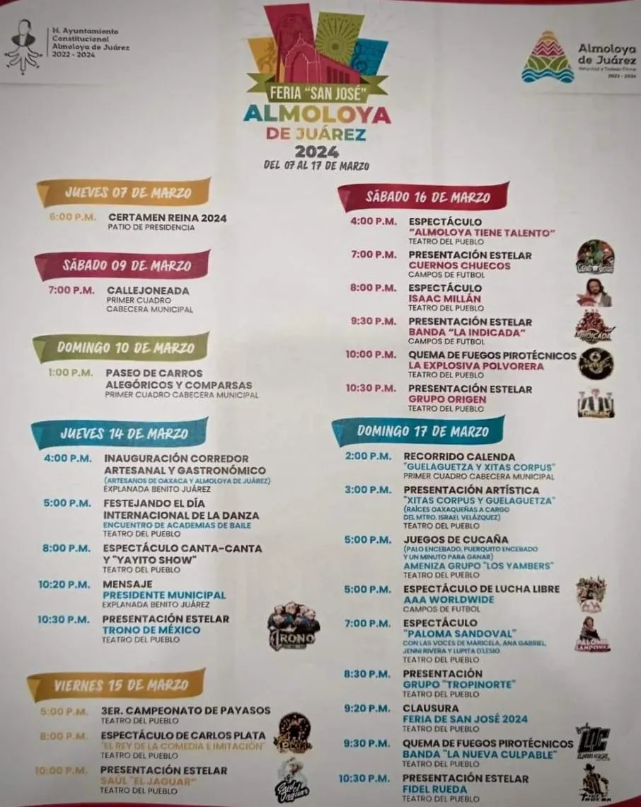 Almoloya de Juárez: A punto de iniciar la Feria San José 2024