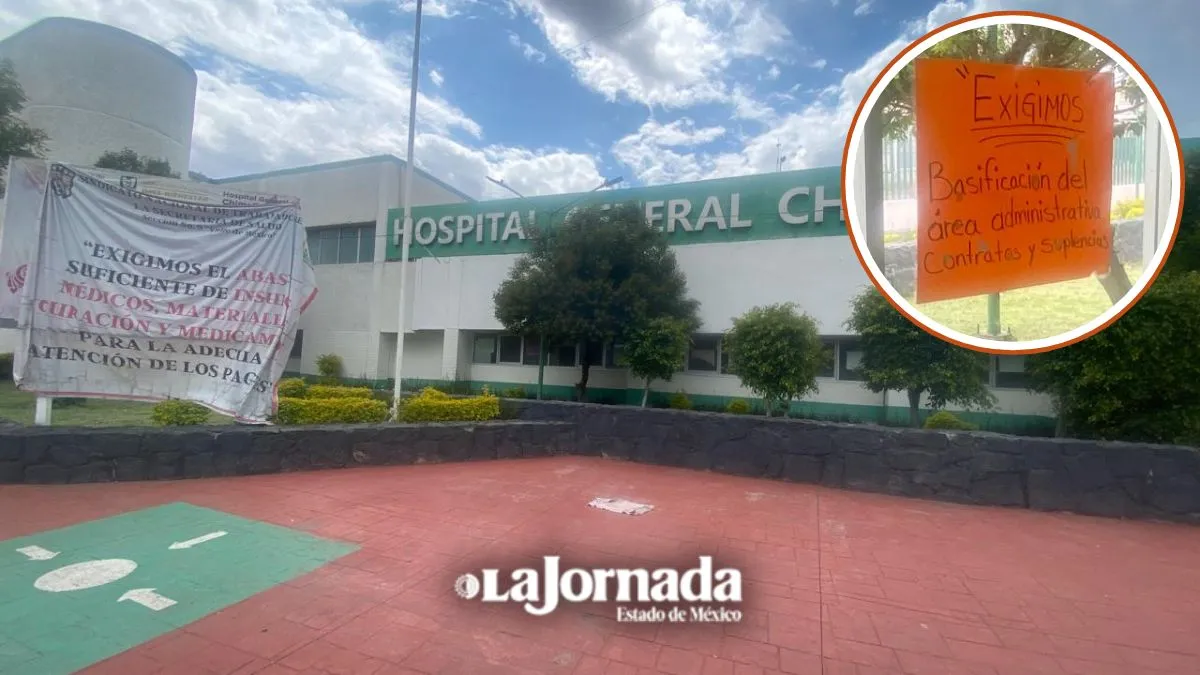 Personal de salud en hospital de Chimalhuacán trabaja "bajo protesta"
