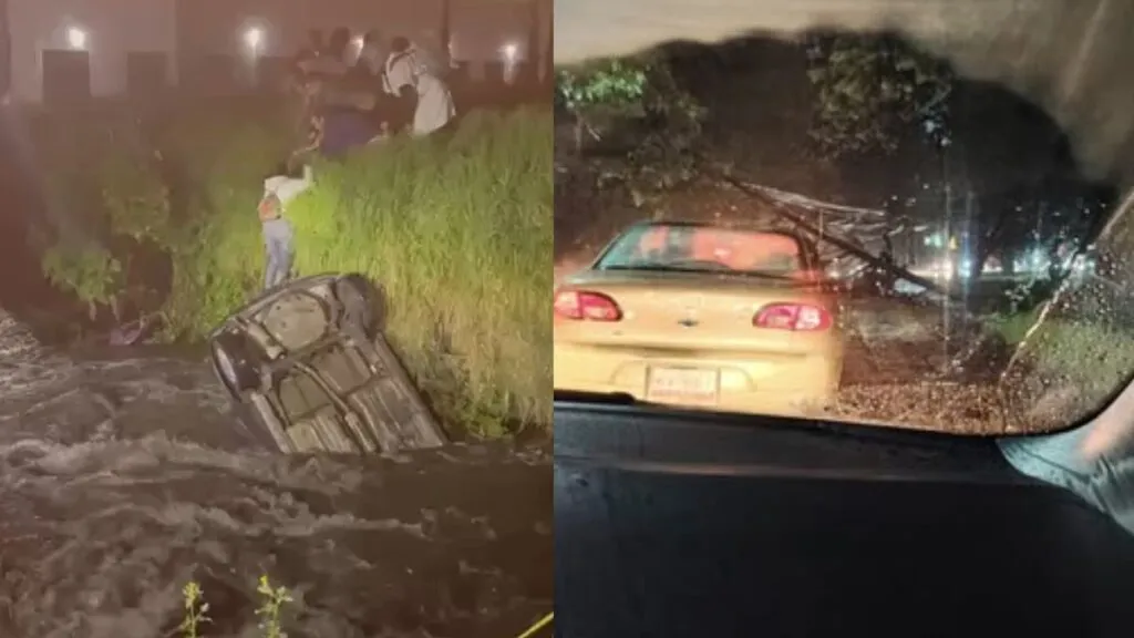 Toluca y alrededores con encharcamiento tras lluvias registradas