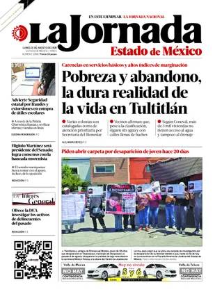 La Jornada Edomex | 31 de agosto de 2026