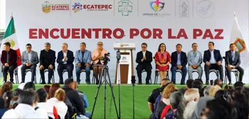 Instituciones firman Pacto por la Paz en Ecatepec