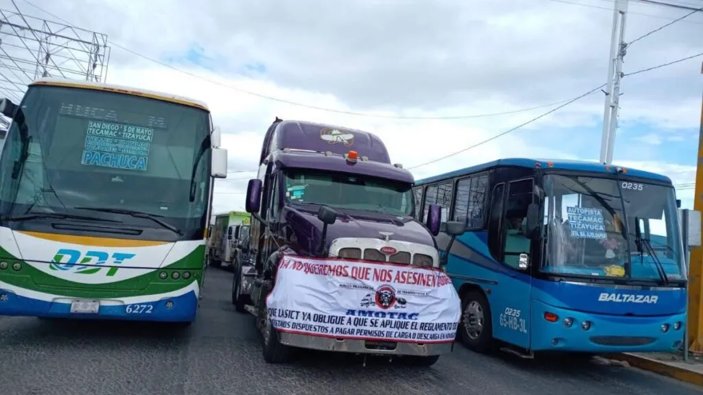 AMOTAC sí bloquea la México-Pachuca pese a acuerdo anunciado por Segob