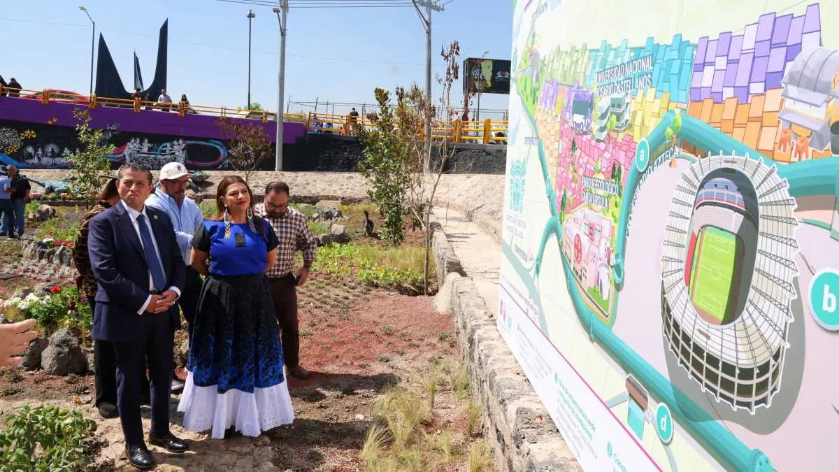 En CDMX inicia operación de Jardín de Lluvia Coapan que recupera agua y mitiga inundaciones