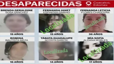 Hallan a cuatro de seis mujeres reportadas desaparecidas en Coacalco