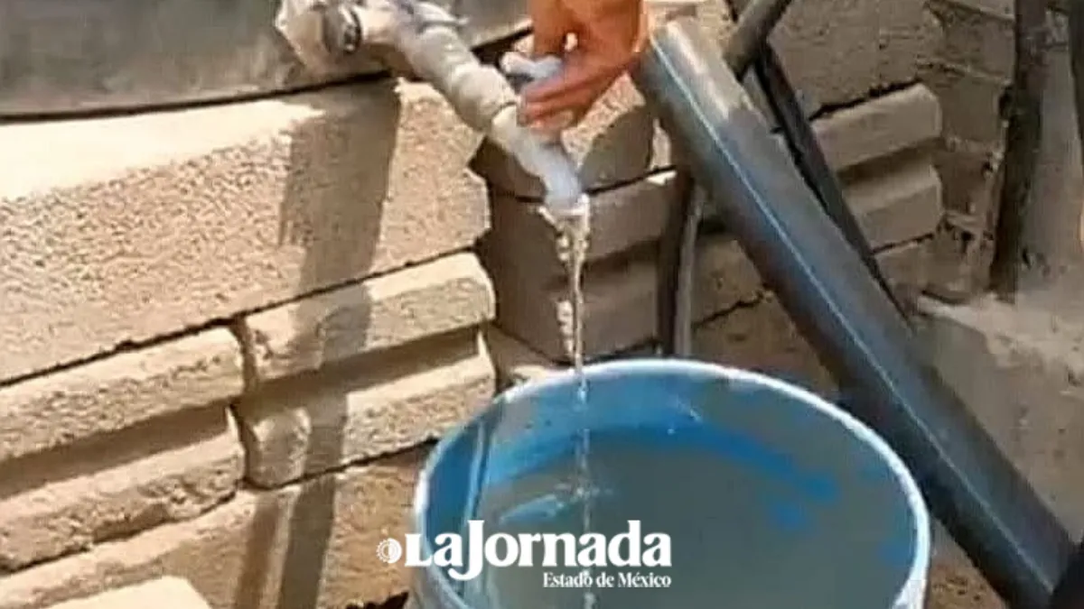 Claman por agua colonias de Chimalhuacán