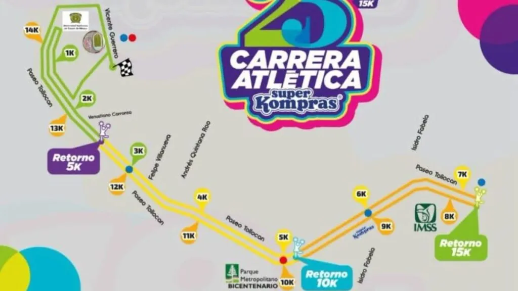 Cierre vial en Toluca por carrera atlética hoy 19 de abril