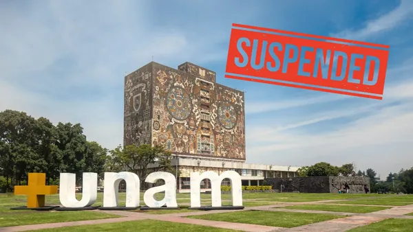 Amenazas en redes obligan a la UNAM a suspender clases presenciales.