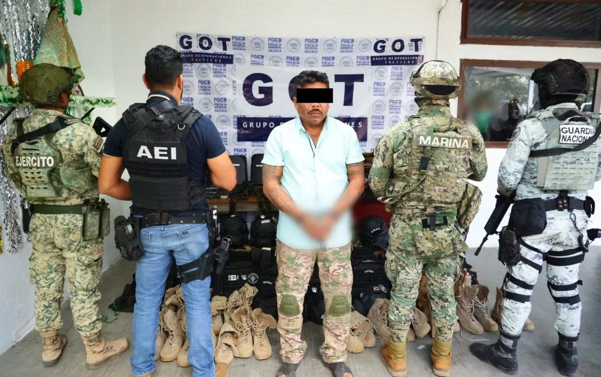 Detienen en Oaxaca a “El Cali”, integrante de “Los Cromo”