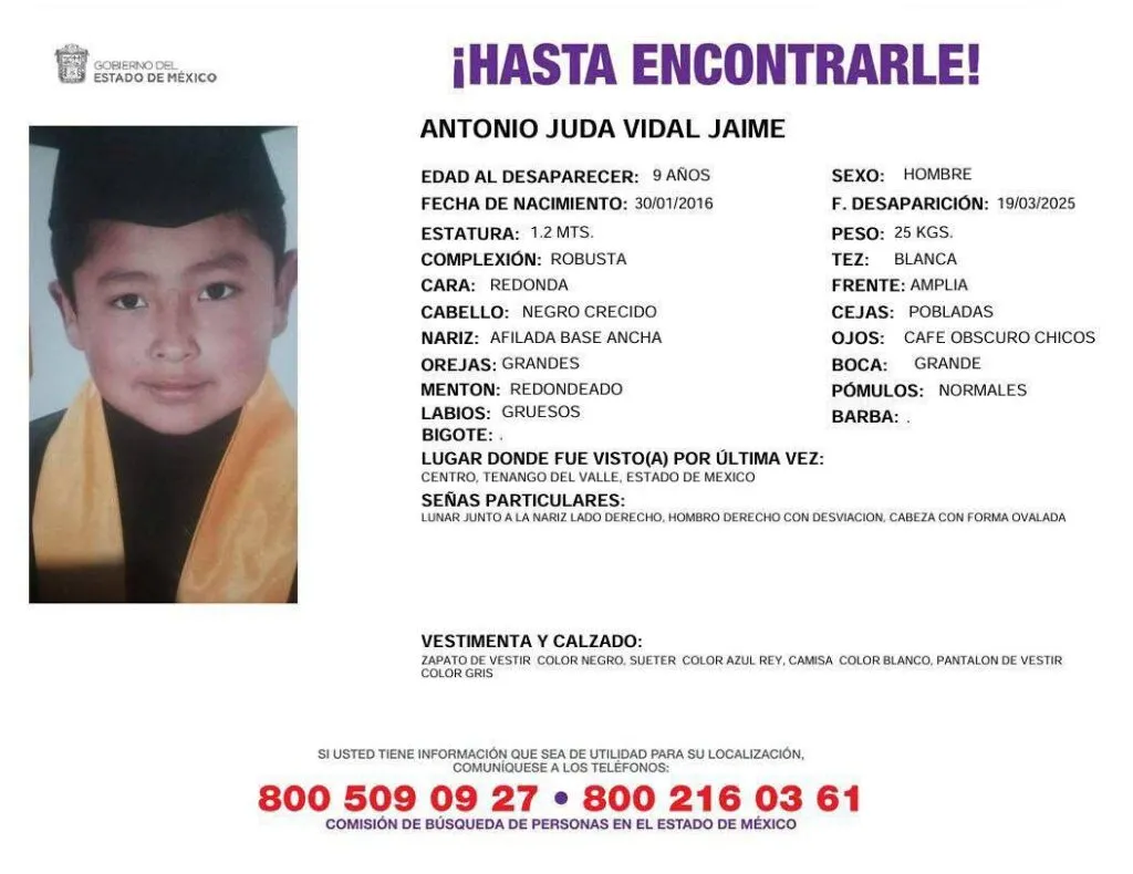 Bloqueo en la carretera Tenancingo-Tenango del Valle por desaparición de menor