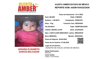Alerta Amber: Se busca a Aenara Elizabeth García Balcázar, desaparecida en Chalco