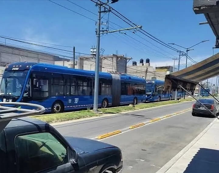 ¡Ya casi! Realizan pruebas operativas del Trolebús Chalco-Santa Martha