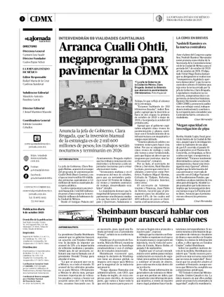 La Jornada Edomex | 08 de octubre de 2025