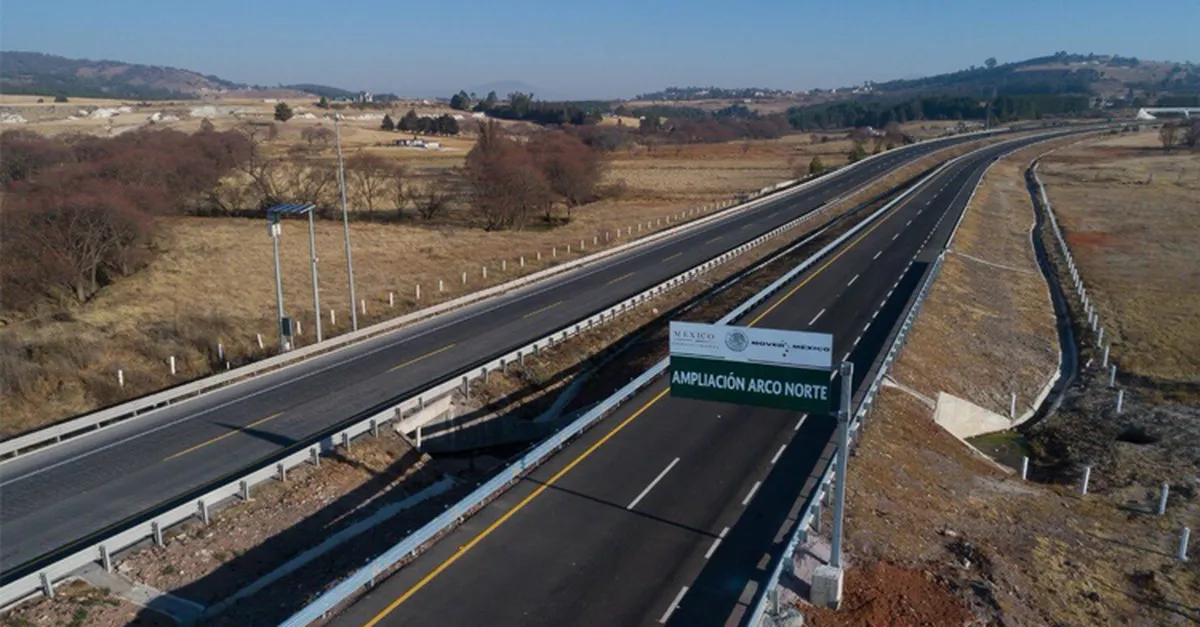 ¡Cuidado! Se registra accidente en la Autopista Arco Norte, Atlacomulco