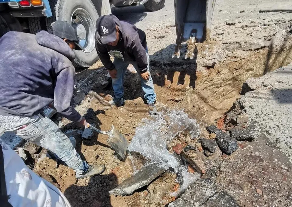 Concluye vida útil de red hidráulica en fraccionamiento de Tecámac
