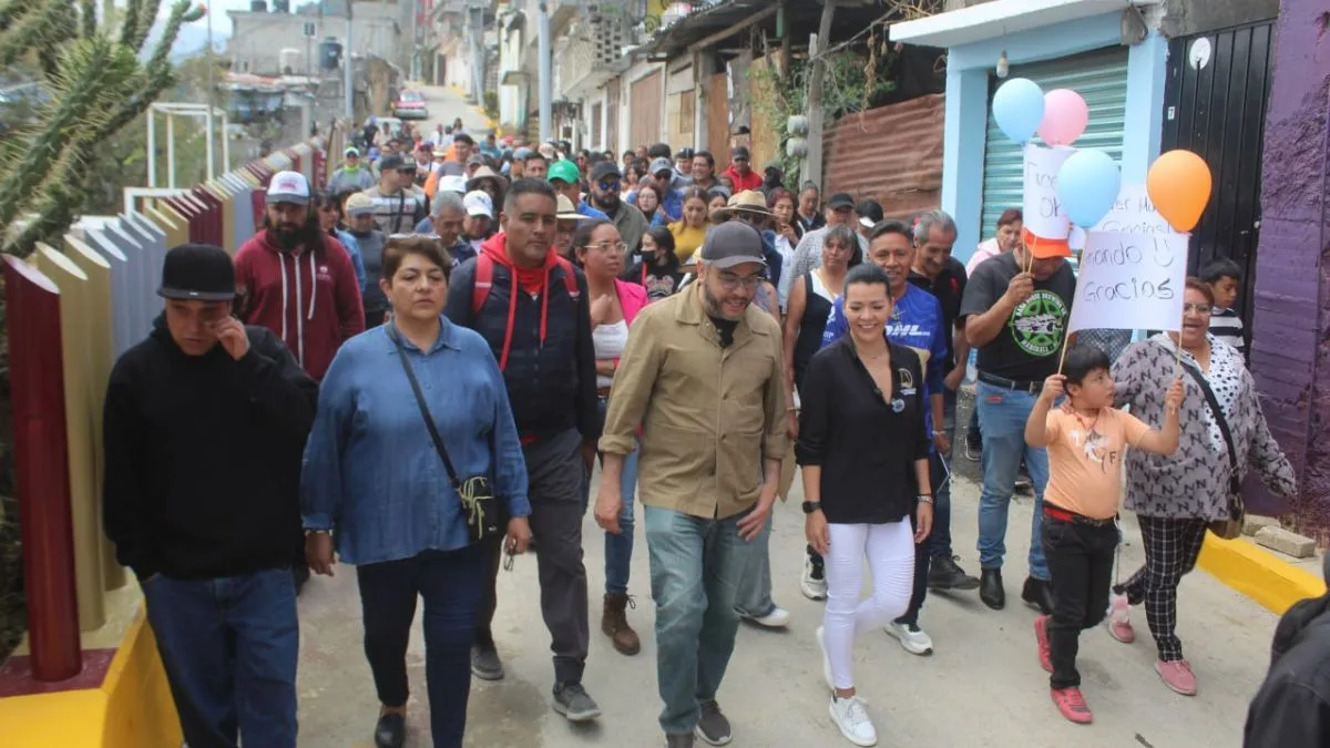 La Magdalena Contreras transforma calles y espacios públicos en Las Cruces y El Ocotal