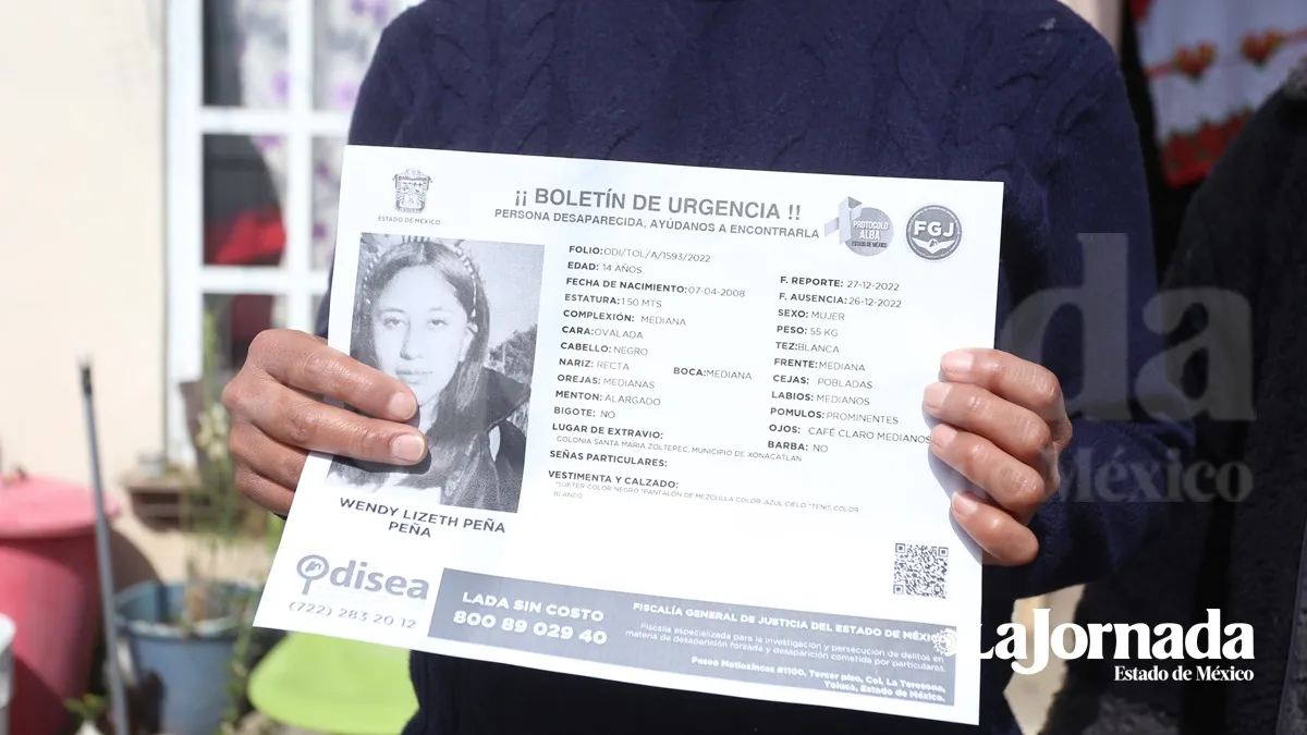 Wendy Lizeth aparece con vida en Xonacatlán