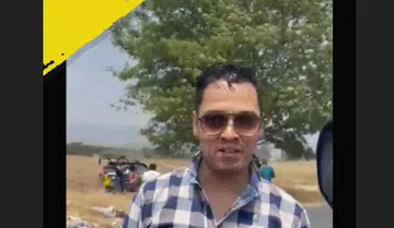 Este sujeto aseguró que trabajaba en la PGJEM y se comportó cínicamente. Foto: Captura.