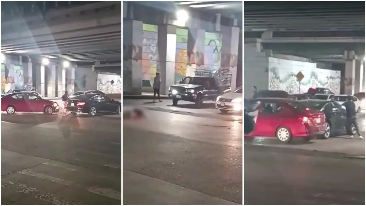 (Video) Detenidos, conductores de riña en Avenida Tecnológico en Toluca