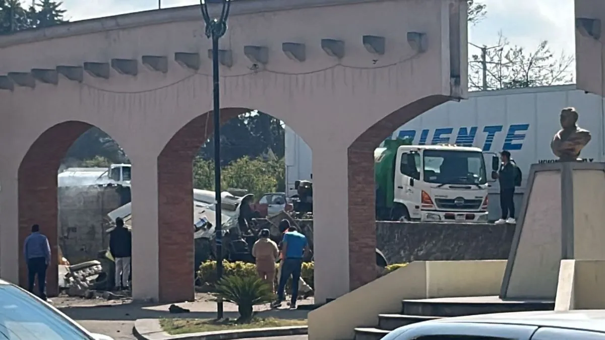 Accidente en la México-Toluca en Amomolulco