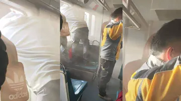 Línea B del Metro es desalojada por corto circuito