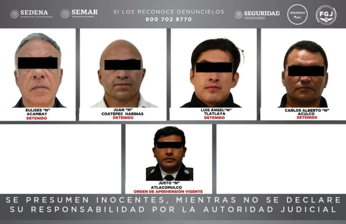 Edomex: Detienen a directores municipales de Seguridad Pública