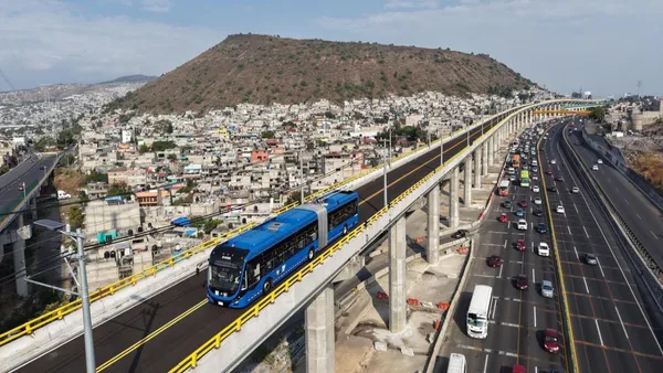La ruta elevada del Trolebús Chalco-Santa Martha ofrecerá un traslado rápido, seguro y sin transbordos hacia la CDMX.