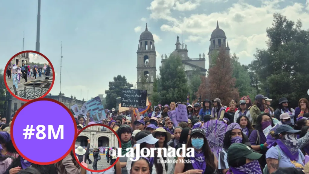 Marcha #8M por Día Internacional de la Mujer en Toluca, así se desarrolla