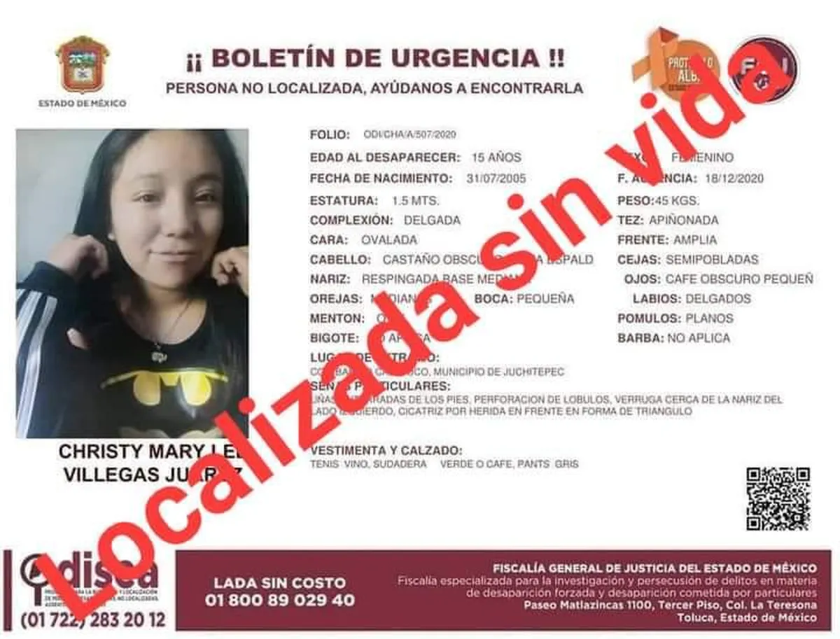 Hallan a jovencita suspendida de un árbol en Juchitepec