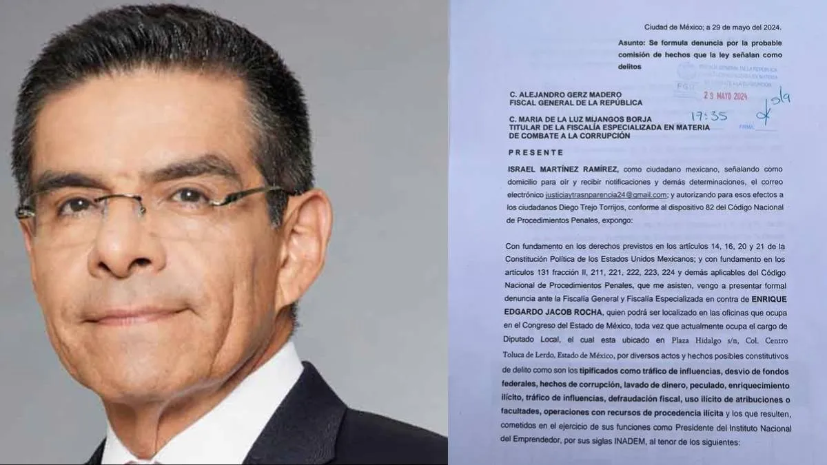 Acusan por desvío de más de 246 mdp a Enrique Jacob Rocha