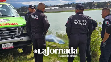 SUEM recupera cuerpo de joven que se ahogó en el Bordo de San Jerónimo en San Pablo Autopán