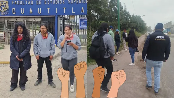 Estudiantes de la FES Cuautitlán se movilizan contra el "tarifazo"